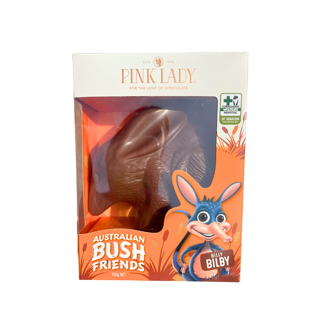 Pink Lady Milk Chocolate Bill Bilby Easter Gift Box 150g