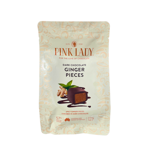 Pink Lady Dark Chocolate Ginger Pieces 200g