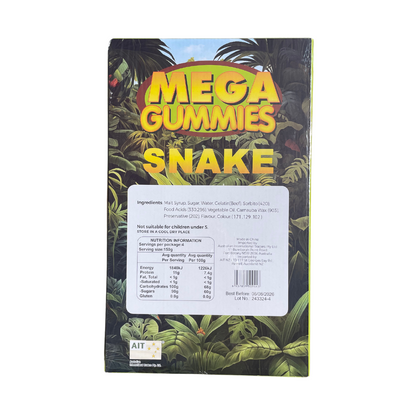 Mega Gummies Snake - Raspberry Python 600g