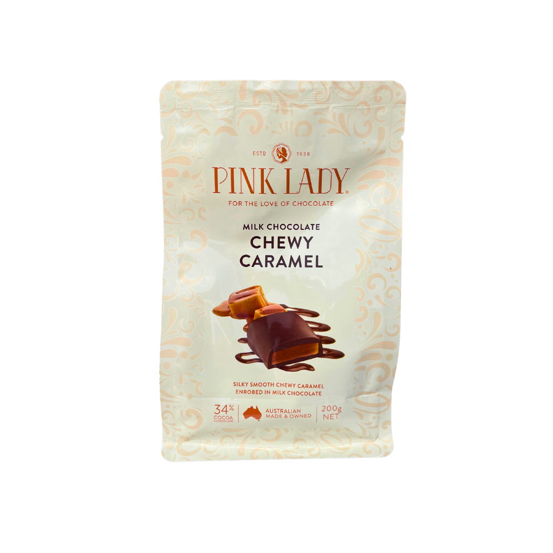 Pink Lady Milk Chocolate Chewy Caramel 200g