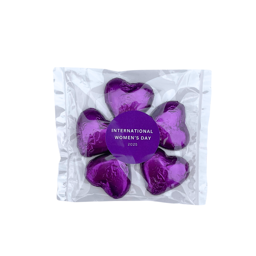 International Women's Day Chocolate Heart Bag - 42g