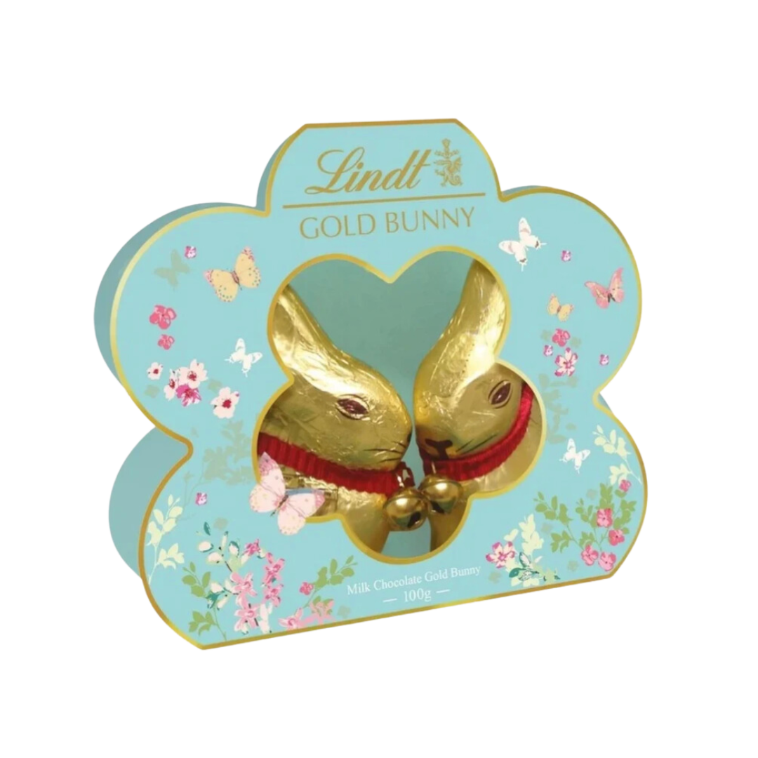 Lindt Milk Chocolate Gold Bunny Twin Pack