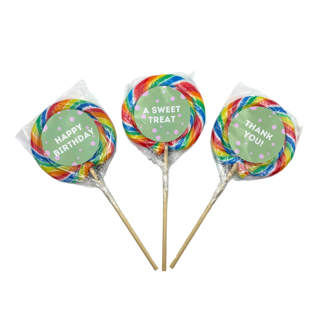 Celebration Rainbow Lollipops