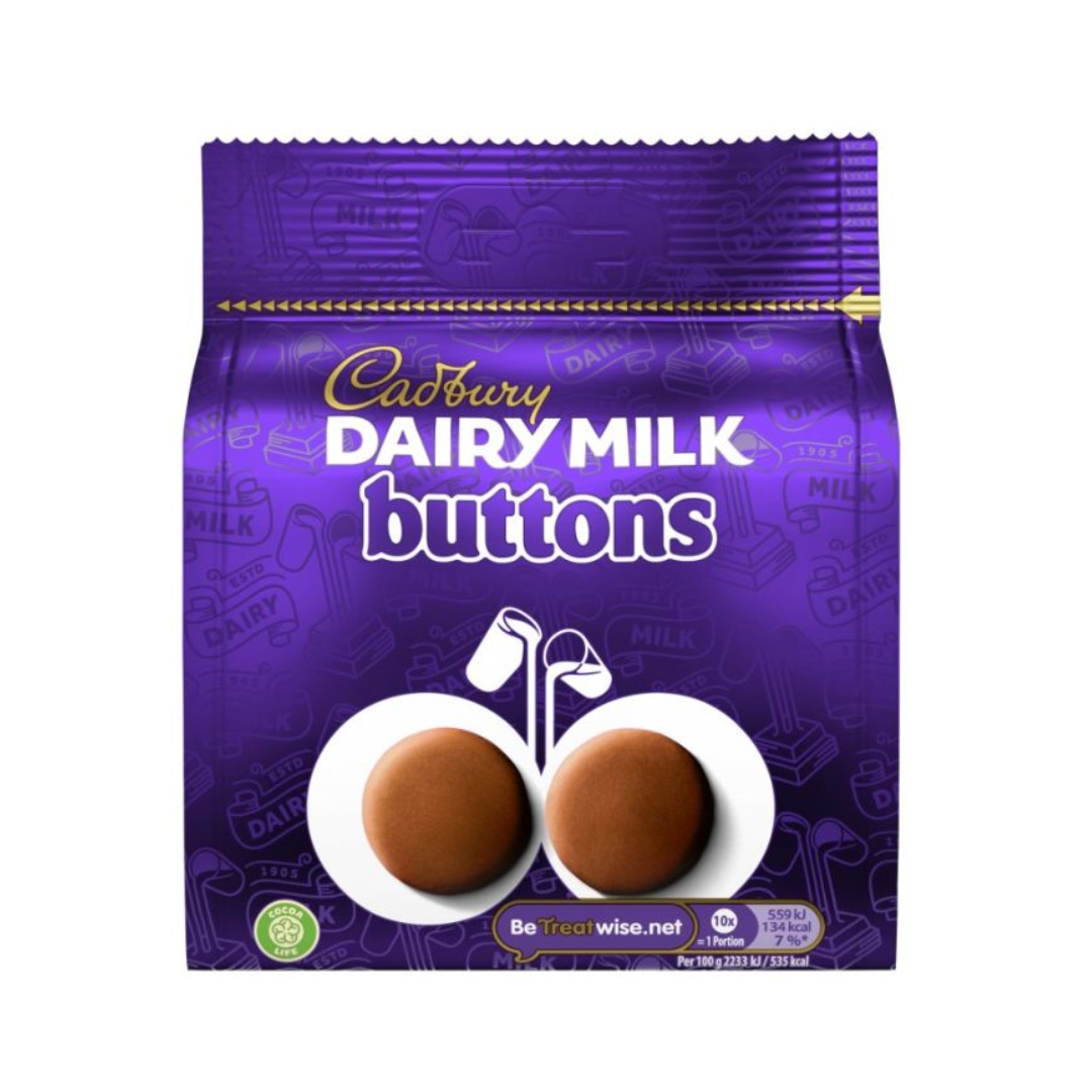 Cadbury Dairy Milk Chocolate Buttons - 95g