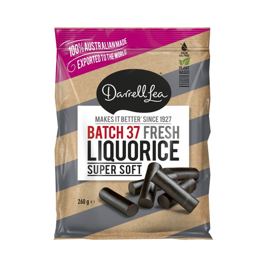 Darrell Lea Batch 37 Fresh Liquorice - 260g