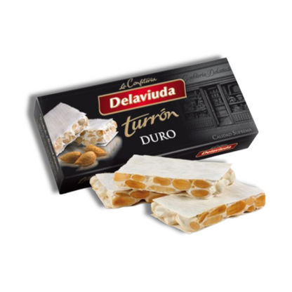 Delaviuda Turrón Crunchy Duro Nougat 150g Box