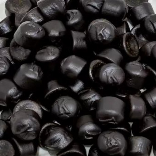 Katja Soft Buttons - Dutch Licorice - 500g