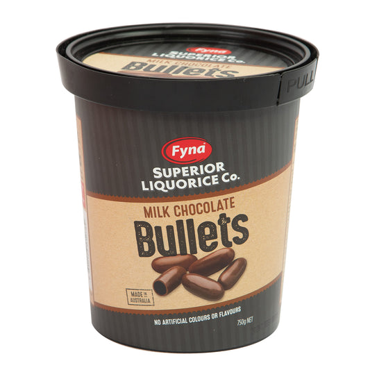 Fyna Bullets / Milk Chocolate Bullets / 750g tub