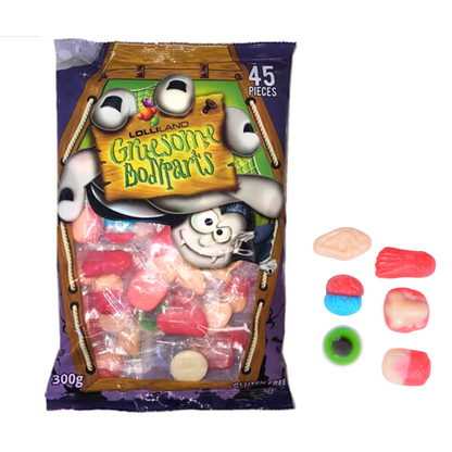 Gruesome Body Parts Candy