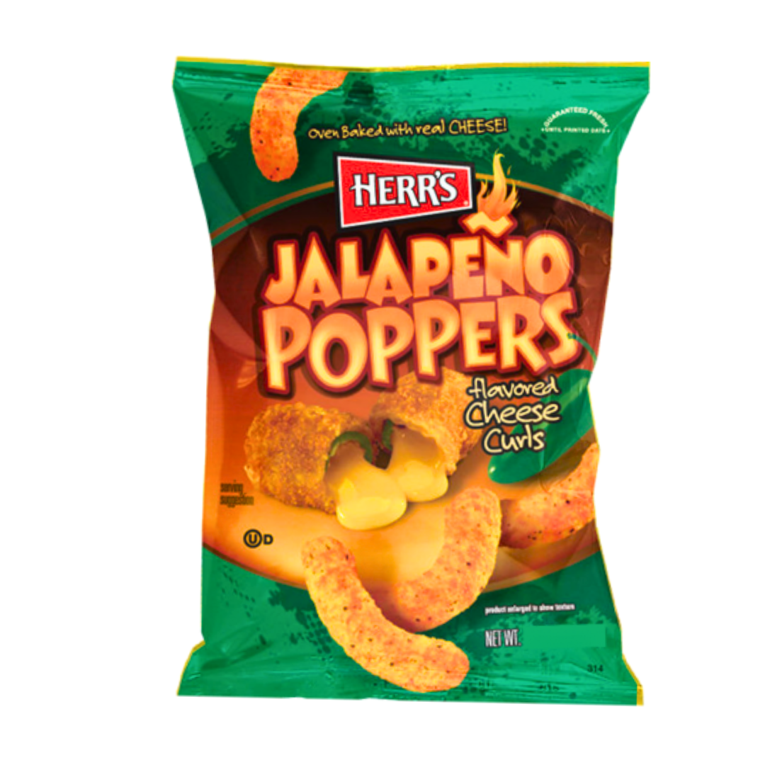 HERR's Jalapeno Poppers Cheese Curls