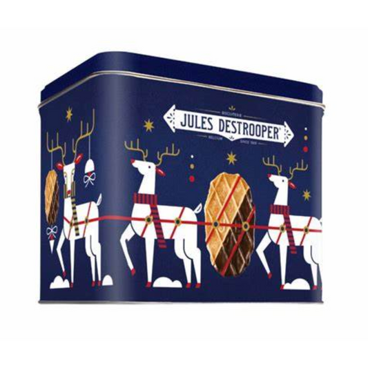 Jules Destrooper Butter Crisps with Chocolate Tin