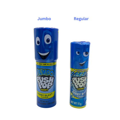 Jumbo Push Pop Candy Assorted Flavours - 30g