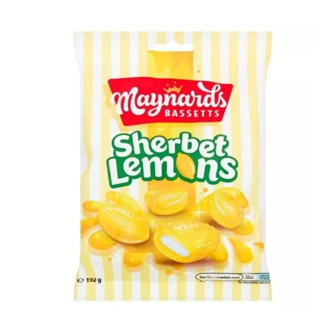 Maynards Bassetts Sherbet Lemons - 192g