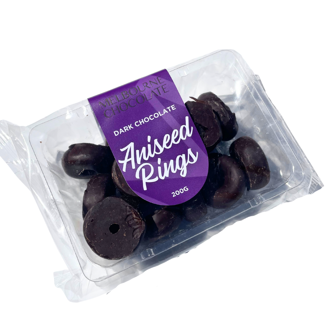 Melbourne Chocolate Dark Aniseed Rings