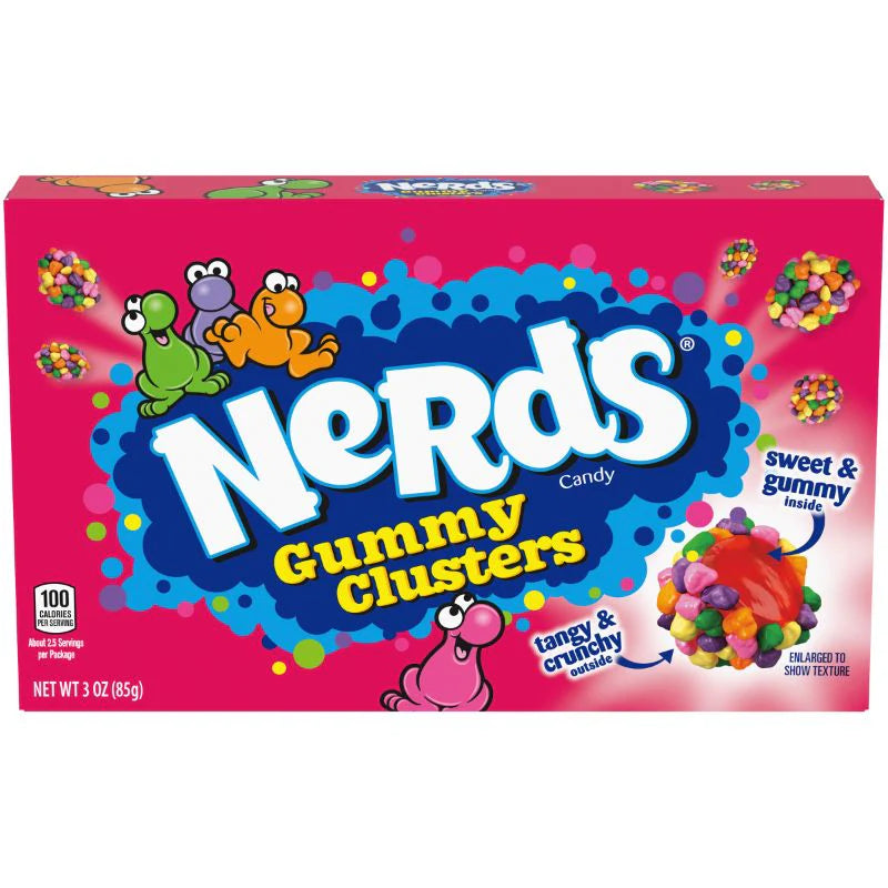 Nerds Gummy Clusters- Rainbow Nerds - 85g