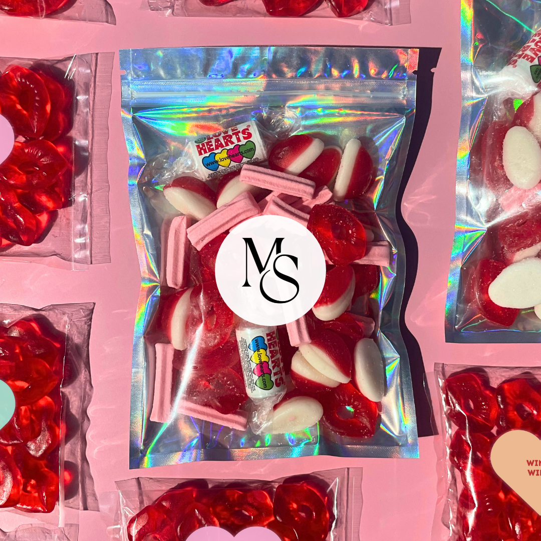 Personalised Valentine's Day Lolly Bags - Corporate Gift