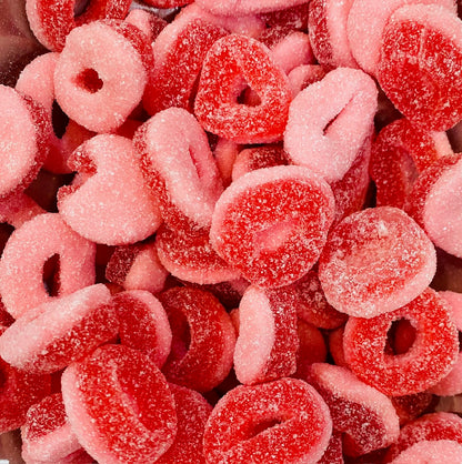 Sour Strawberry Rings