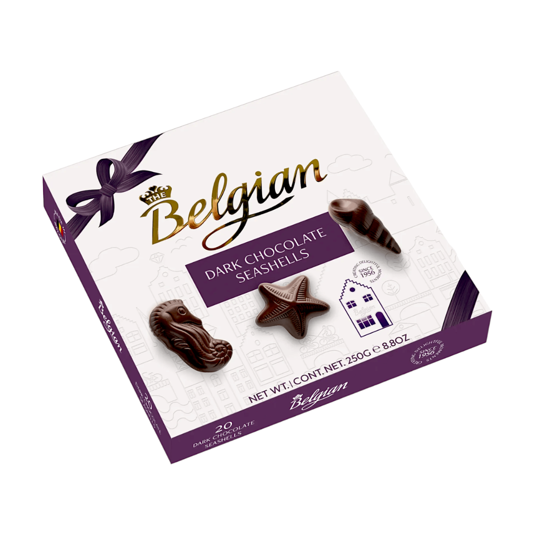 The Belgian Dark Chocolate Seashells - 250g