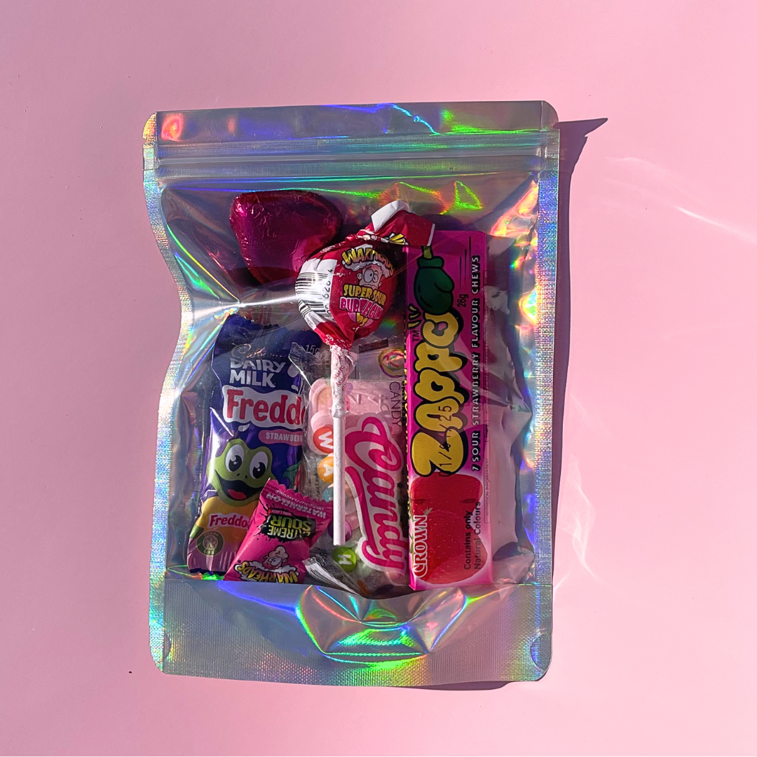 Pink Treat Lolly Bag