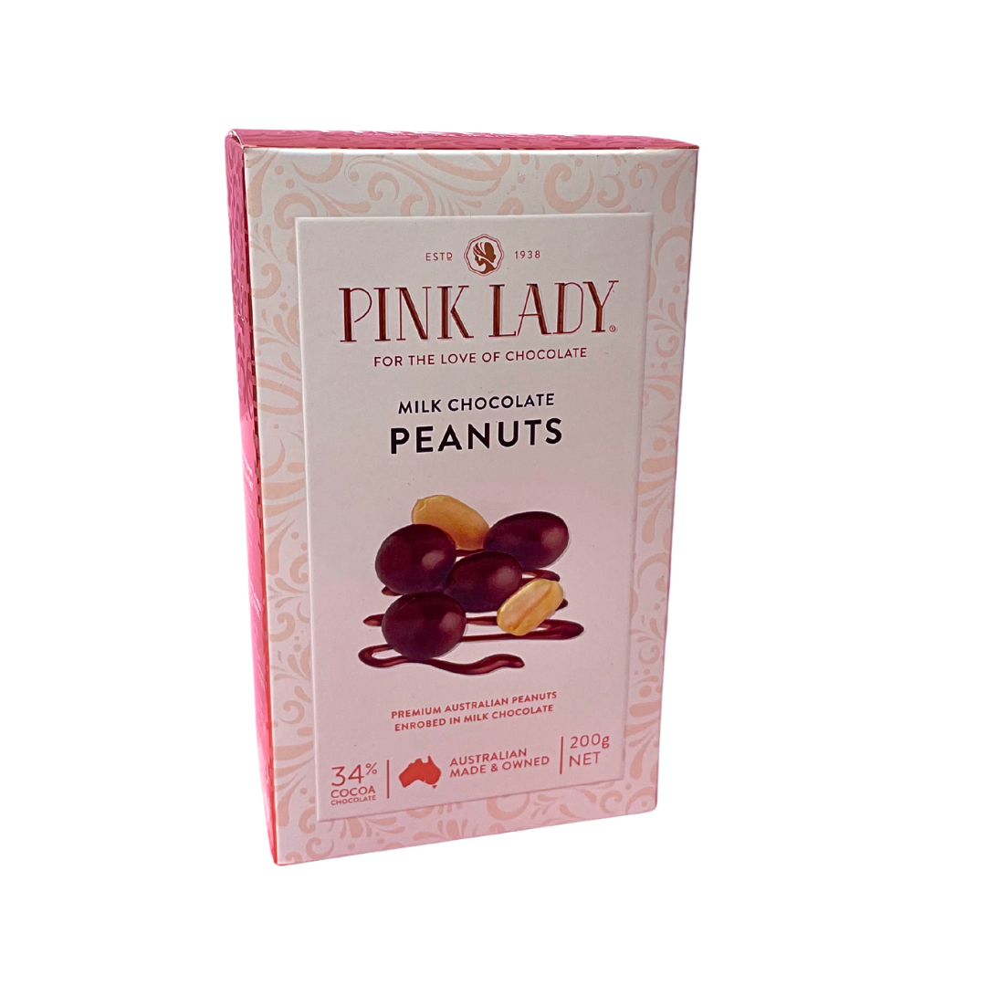 Pink Lady Milk Chocolate Peanuts 200g