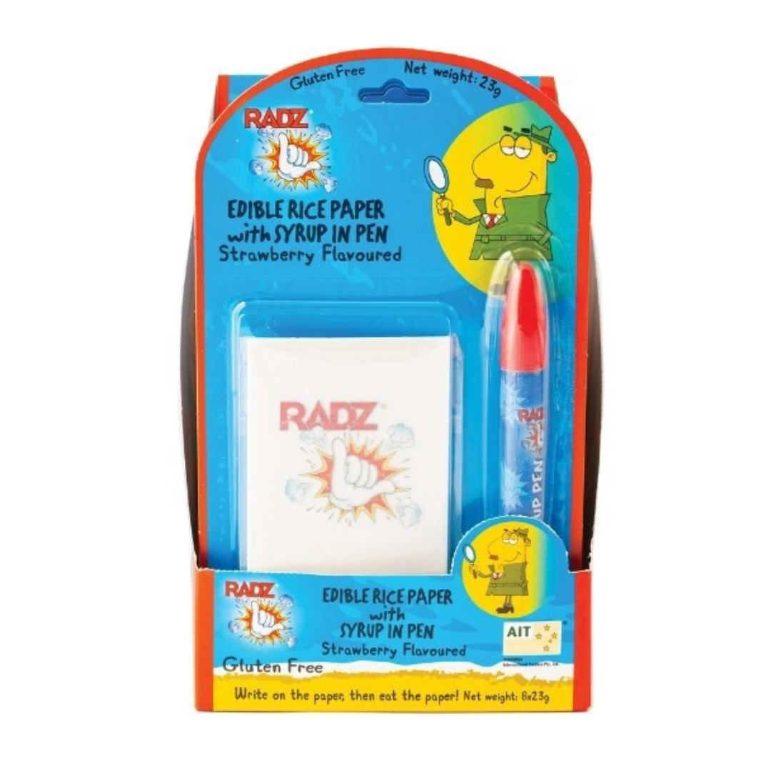 Radz Edible Rice Paper with Syrup Pen - 23g – Sweet As