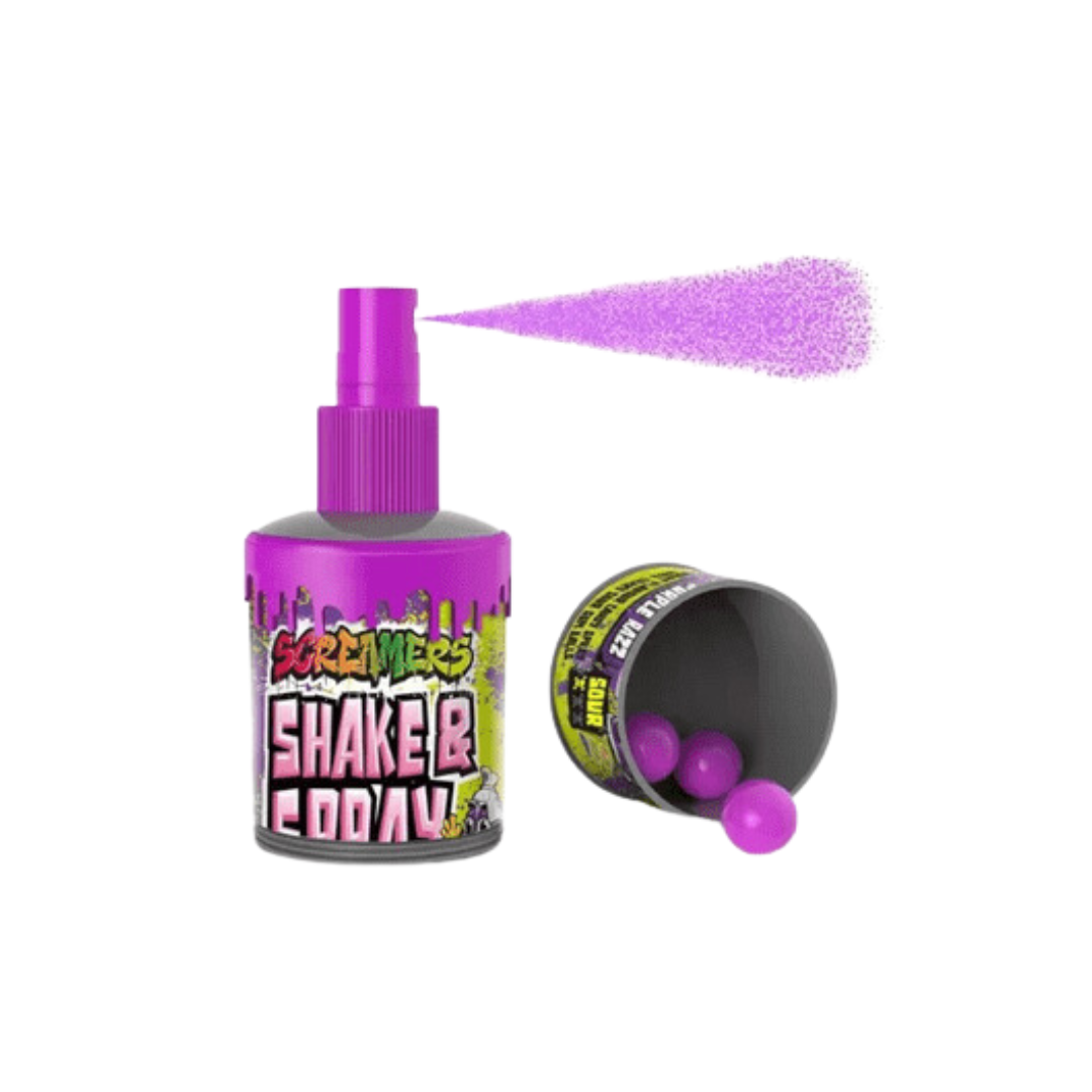 Screamers Shake and Spray Purple Razz