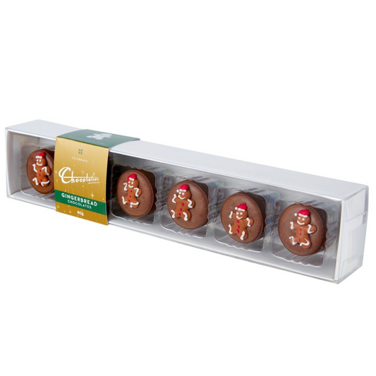 Chocolatier Christmas Milk Choc Gingerbread / 6 Pack