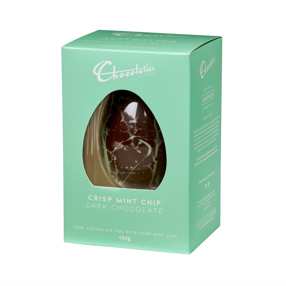 Chocolatier Mint Dark Chocolate Egg 150g