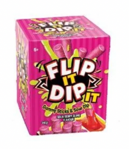 Flip It Dip It Gummy Sticks - 96g