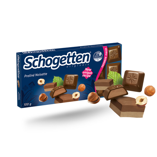 Schogetten Chocolates Praline Noisettes - 18 pieces