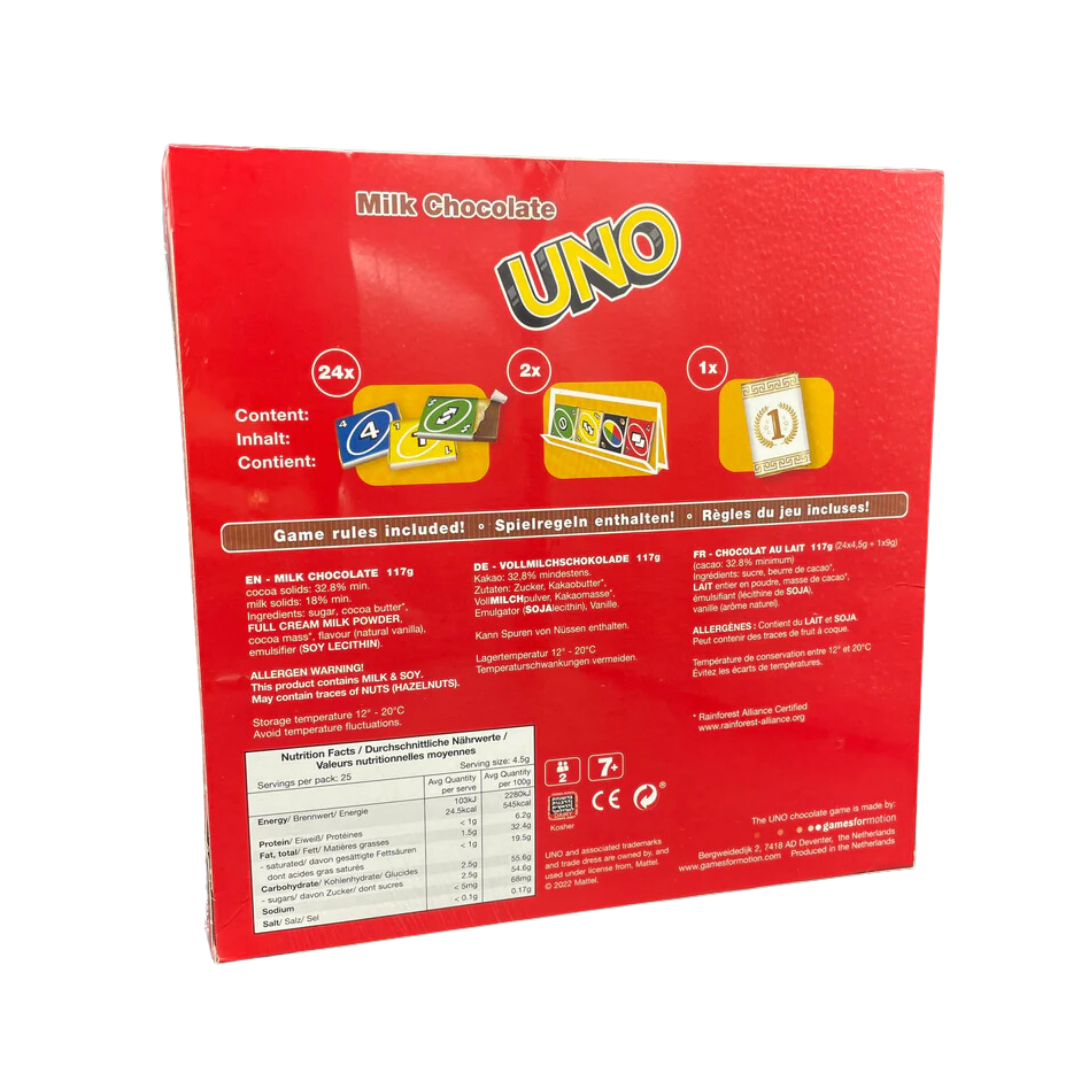 UNO Belgian Milk Chocolate