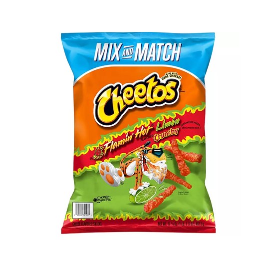 Cheetos - Flamin Hot Limon Crunchy - 492.5g