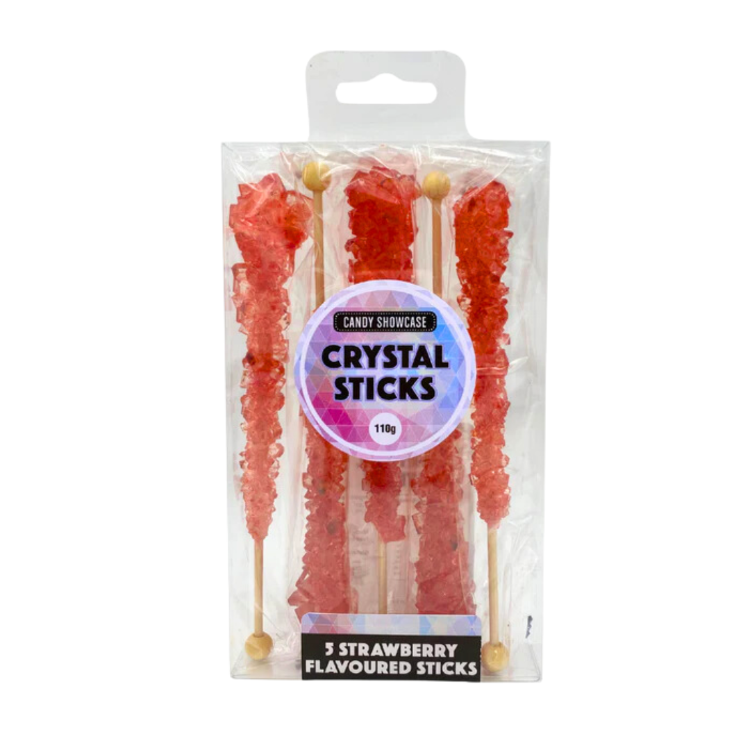 Strawberry Crystal Candy Sticks