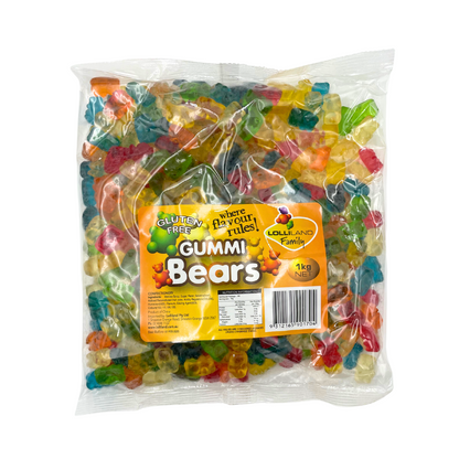 Lolliland Gummi Bears Lollies - 1kg Bag