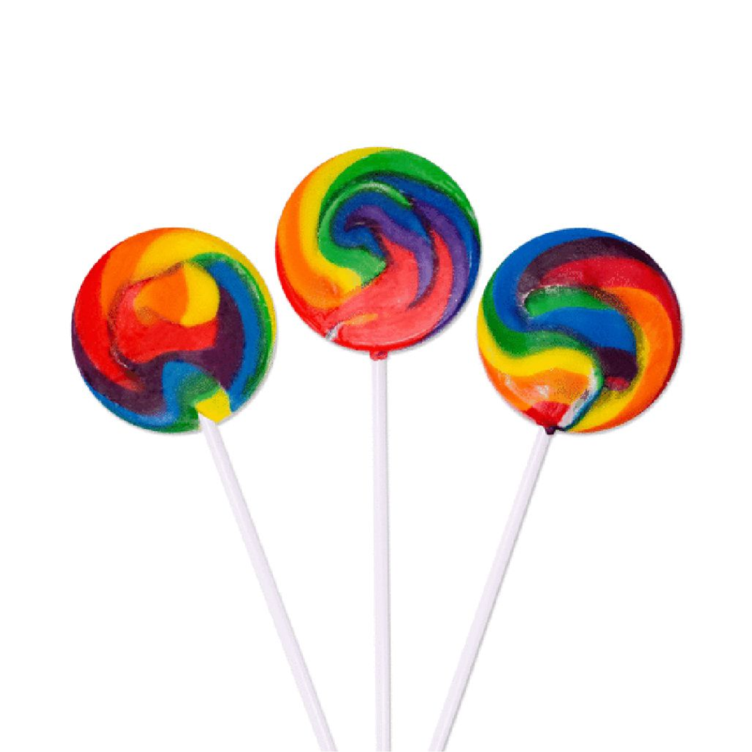 Rainbow Swirly Pops Lollipops