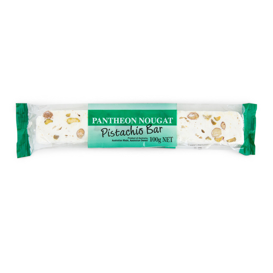 Pantheon Nougat Pistachio Bar - 100g