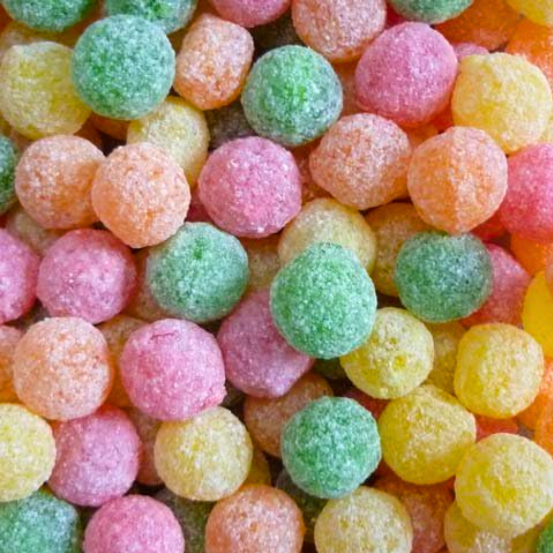 Barnetts Mega Sour Fruit Balls 200g - the most sour treat in store!