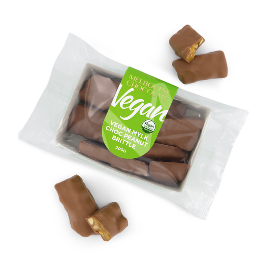 Vegan Mylk Chocolate Peanut Brittle 200g