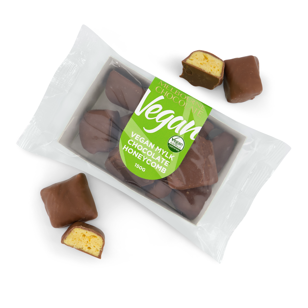 Vegan Mylk Chocolate Honey Comb - 150g