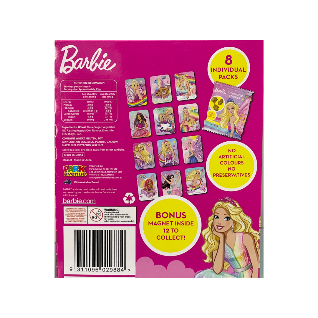 Barbie Character Cookies / 8 pack 200g