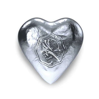 Pink Lady Silver Chocolate Hearts