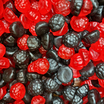 Raspberries & Blackberries Lollies