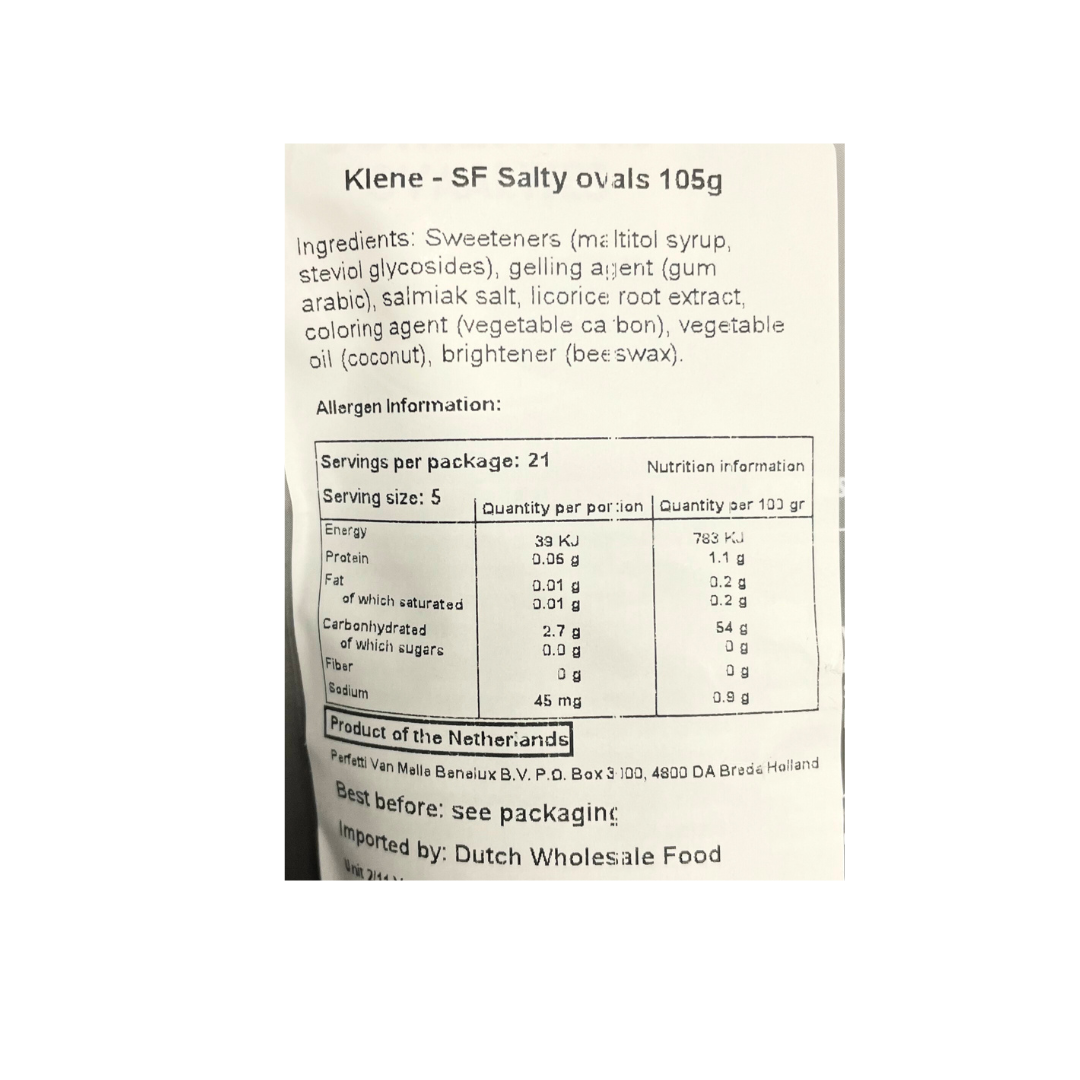 Klene Suikervrij Salty Ovals - 110g