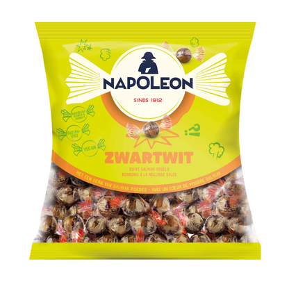 Napolean Zwart Wit Salmiak Bon Bons - 1kg