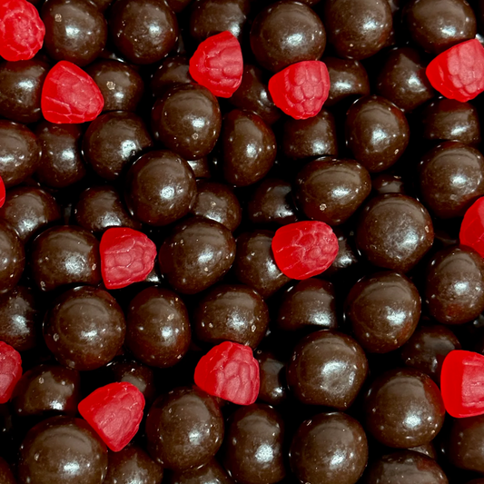 Pink Lady Dark Chocolate Raspberries - 250g