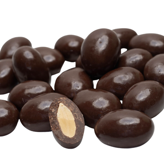 Pink Lady Dark Choc Almonds - 200g