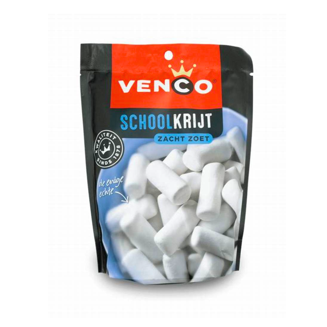 Venco School Chalk ( Schoolkrijt Zacht Zoet) - 225g