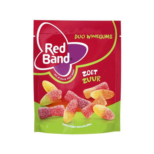 Red Band Sweet and Sour Winegums - 205g