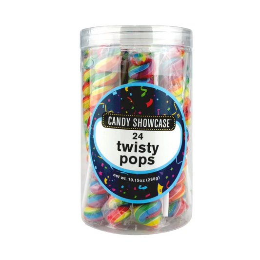 Rainbow Twisty Pops - 24 Pack