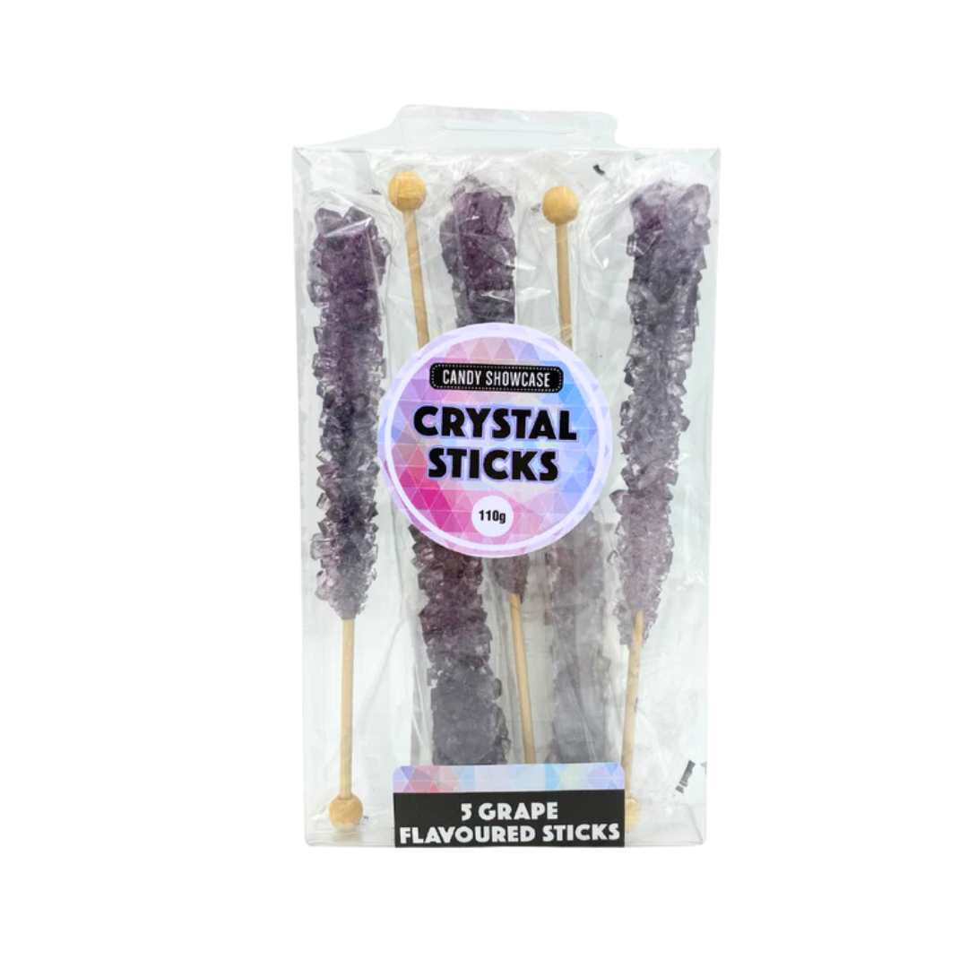 Grape Crystal Candy Sticks - 5 piece